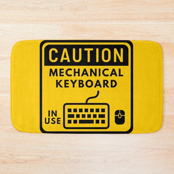 Item preview, Caution Mechanical Keyboard In Use designed and sold by Aiolin.