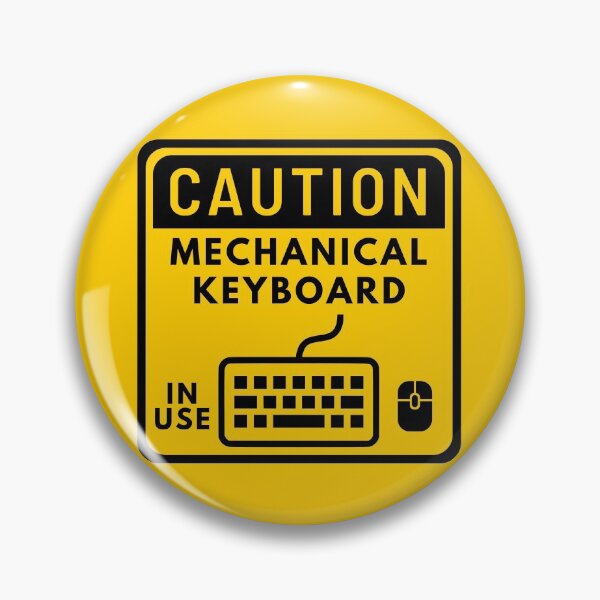 Item preview, Caution Mechanical Keyboard In Use designed and sold by Aiolin.