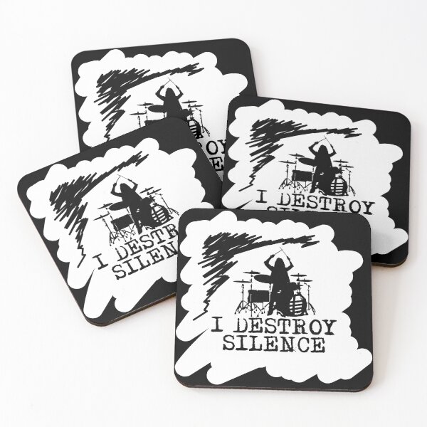 Item preview, I Destroy Silence (Drum) 4 designed and sold by Crystarowz.