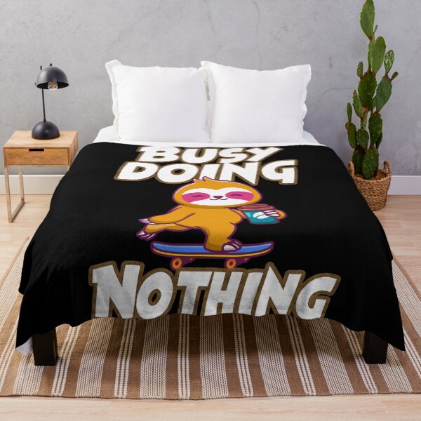 Item preview, Busy doing nothing-Funny sloth designed and sold by The Full Cart.