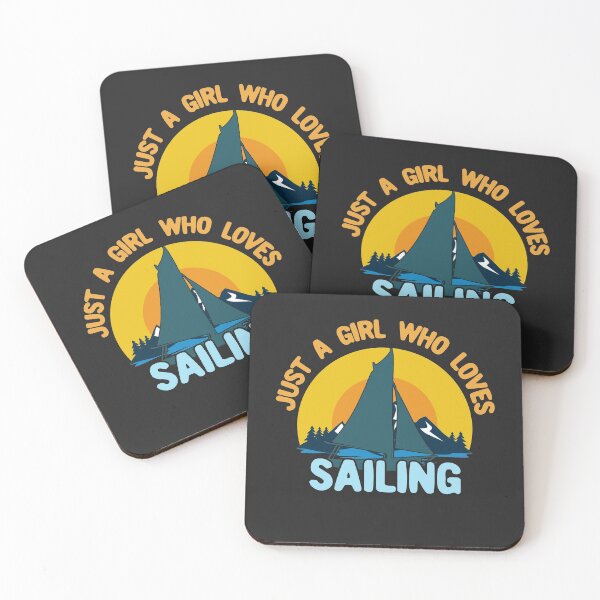 Item preview, Just a Girl Who Loves Sailing designed and sold by Chubuter.