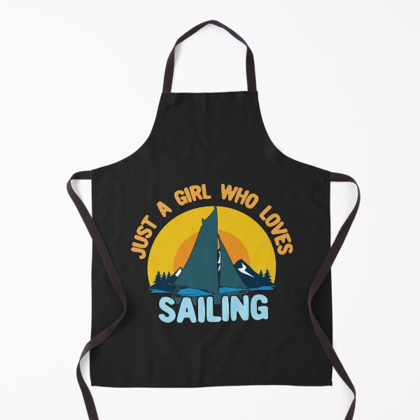 Item preview, Just a Girl Who Loves Sailing designed and sold by Chubuter.
