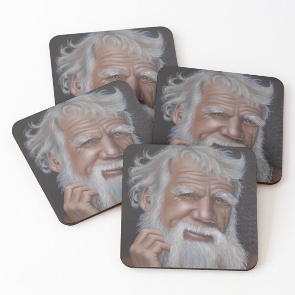 Item preview, Bruce Pascoe portrait designed and sold by IdleHandywork.