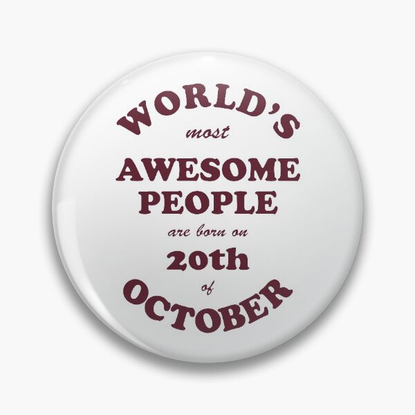 Artikelvorschau, Awesome People werden am 20. Oktober geboren entworfen und verkauft von beloknet.