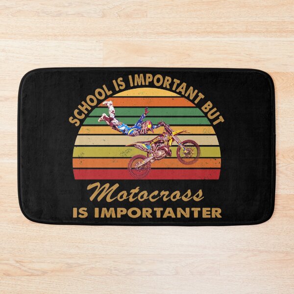 Item preview, SCHOOL IS IMPORTANT BUT MOTOCROSS IS IMPORTANTER trends designed and sold by ContreiDesign.