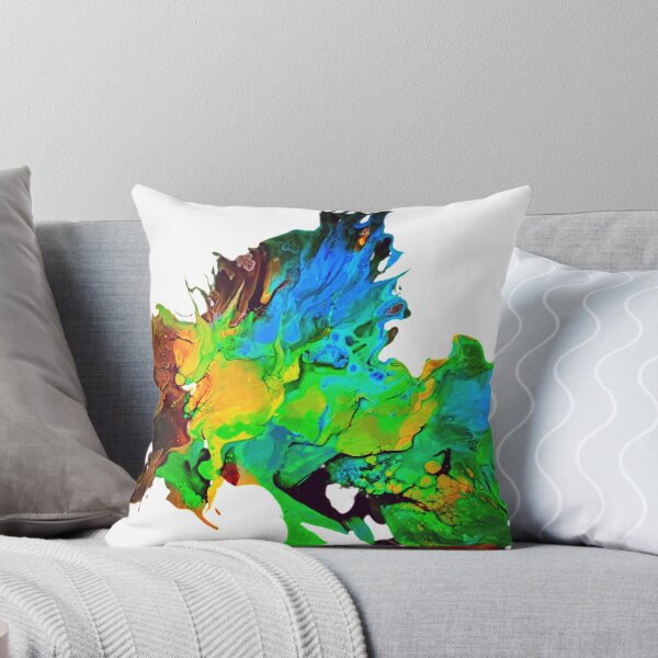 Item preview, Funky Green | About Pour Art | Trippy Flow designed and sold by JillyJ05.
