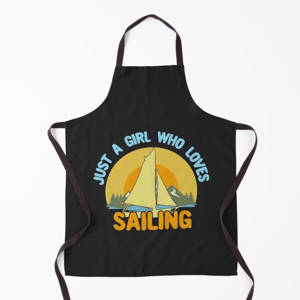 Item preview, Just a Girl Who Loves Sailing - Yellow designed and sold by Chubuter.