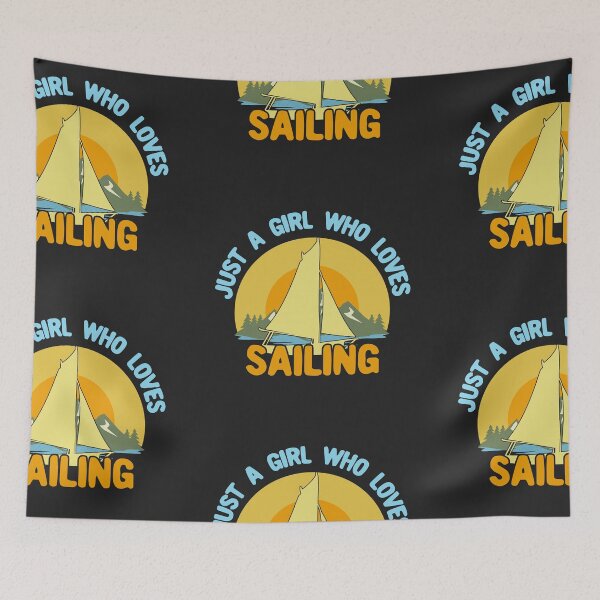 Item preview, Just a Girl Who Loves Sailing - Yellow designed and sold by Chubuter.
