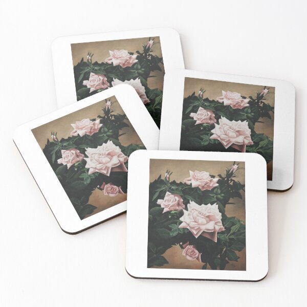 Item preview, Pink Roses in Acrylic designed and sold by Hannah LePage.