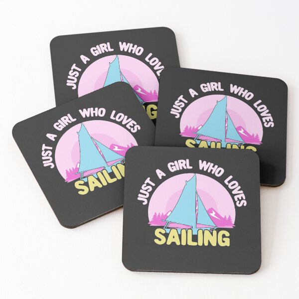 Item preview, Just a Girl Who Loves Sailing - Pink designed and sold by Chubuter.