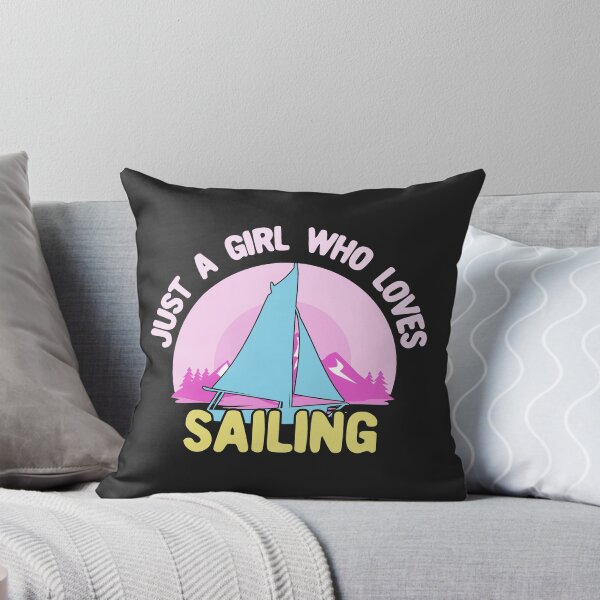 Item preview, Just a Girl Who Loves Sailing - Pink designed and sold by Chubuter.
