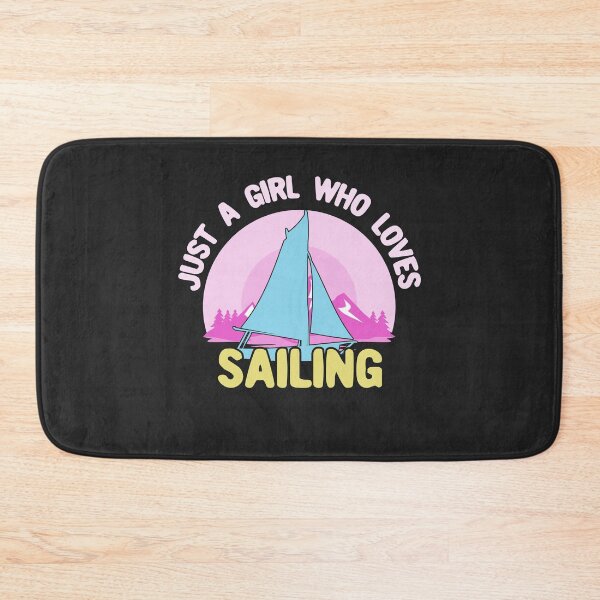 Item preview, Just a Girl Who Loves Sailing - Pink designed and sold by Chubuter.