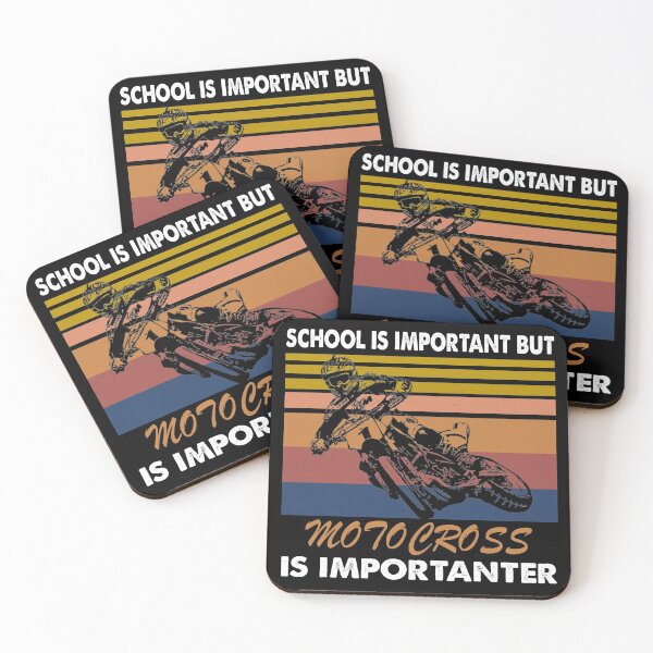 Item preview, SCHOOL IS IMPORTANT BUT MOTOCROSS IS IMPORTANTER TRENDING designed and sold by ContreiDesign.