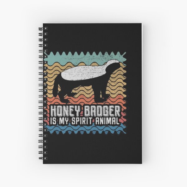 The Honey Badger Spiral Notebooks Redbubble - roblox honey badger