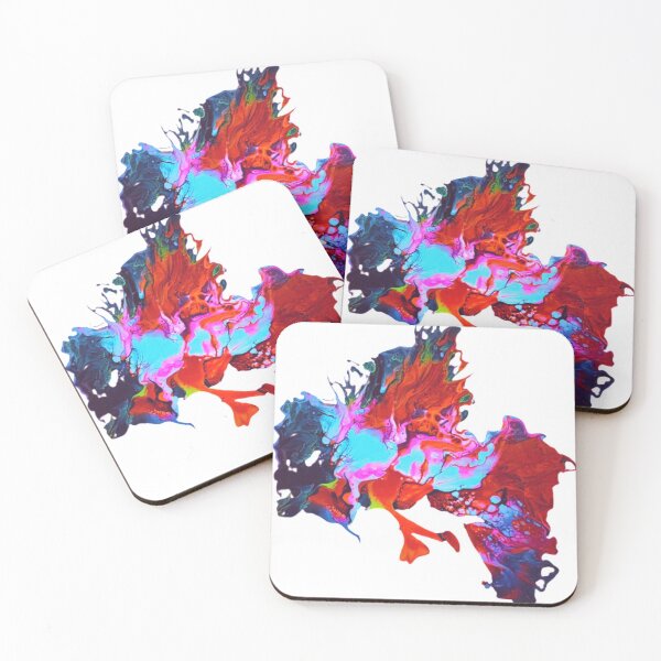 Item preview, Funky Red | About Pour Art | Liquid Flow | Colour Therapy designed and sold by JillyJ05.