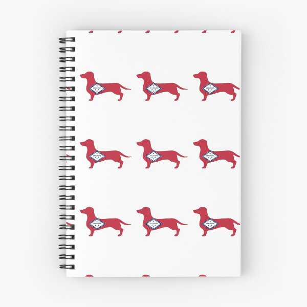 Item preview, Arkansas Dachshund Flag designed and sold by Wienerful.