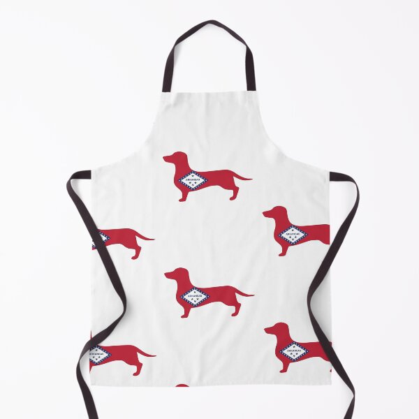 Item preview, Arkansas Dachshund Flag designed and sold by Wienerful.