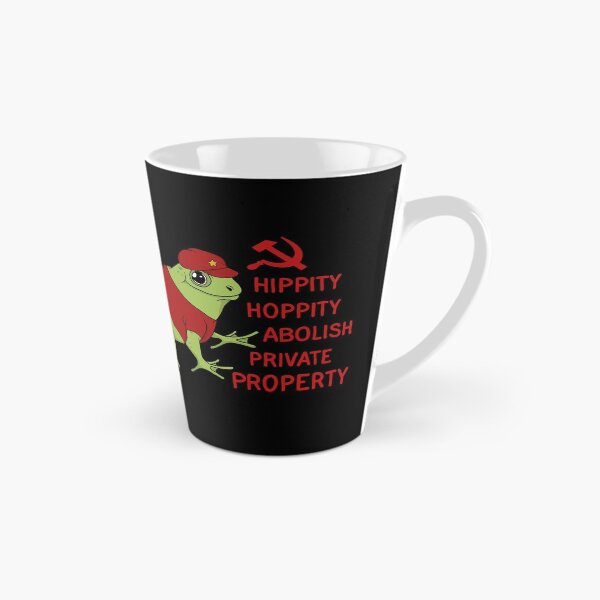 Item preview, Hippity Hoppity Abolish Private Property Frog designed and sold by ValentinaHramov.