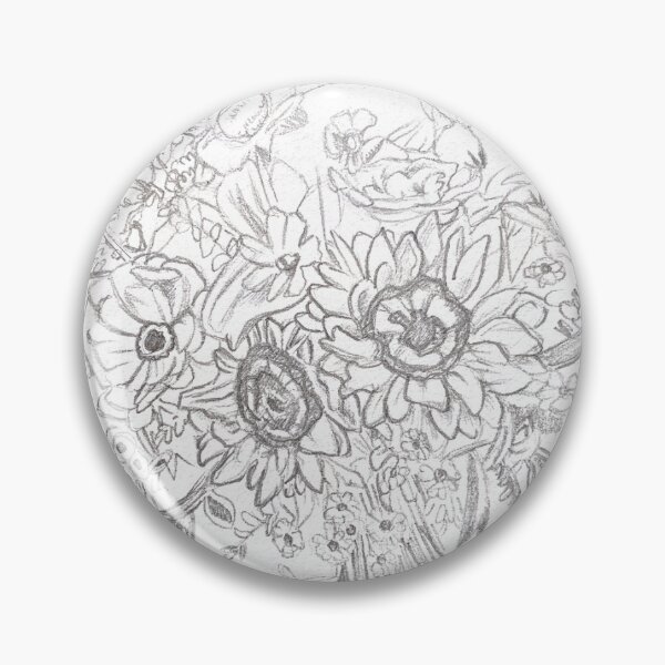 Item preview, Wildflower Bouquet, Graphite Drawing designed and sold by Hannah LePage.