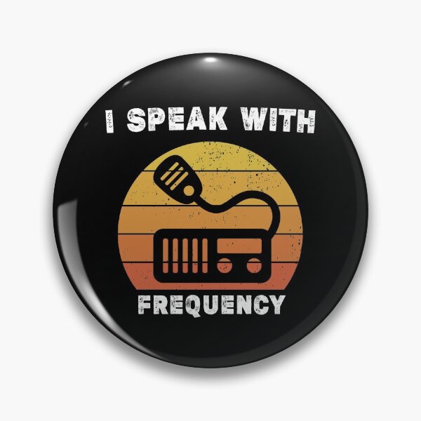 Item preview, I SPEAK WITH FREQUENCY,Funny Ham Radio Quote Amateur Operator Enthusiasts,gift for Amateur radio designed and sold by Essakhi12.