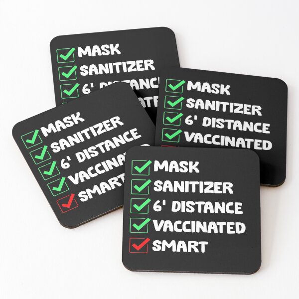 Item preview, Mask Sanitizer 6 feet distance vaccinated designed and sold by ContreiDesign.