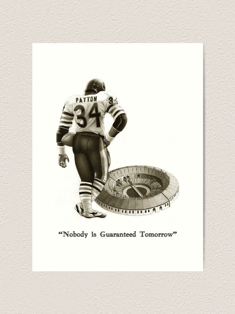 Walter Payton Chicago Bears Custom Art Football Card – CDE