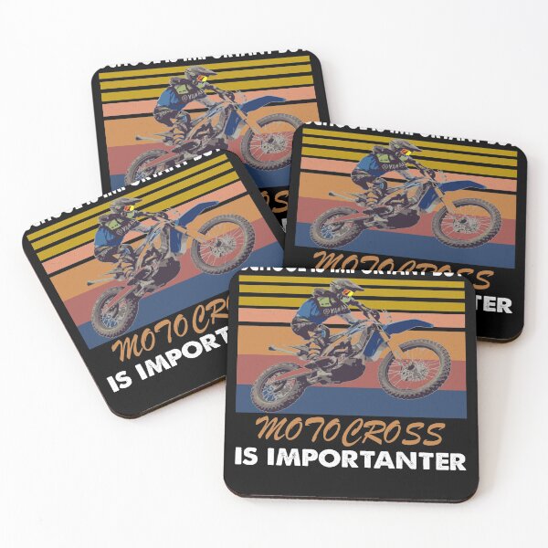 Item preview, SCHOOL IS IMPORTANT BUT MOTOCROSS IS IMPORTANTER VINTAGE designed and sold by ContreiDesign.