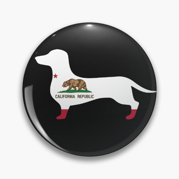 Item preview, California Dachshund Flag designed and sold by Wienerful.