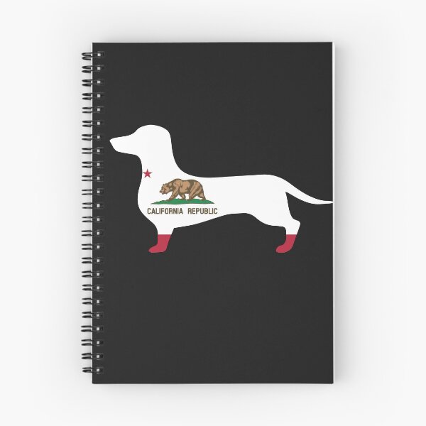 Item preview, California Dachshund Flag designed and sold by Wienerful.