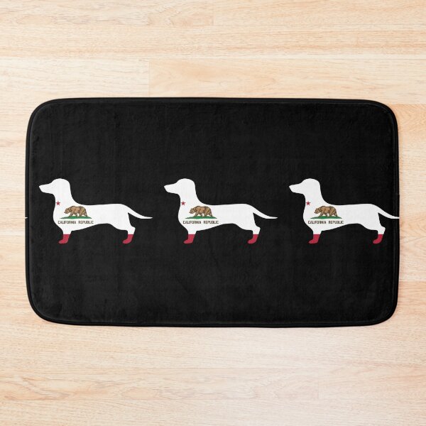 Item preview, California Dachshund Flag designed and sold by Wienerful.
