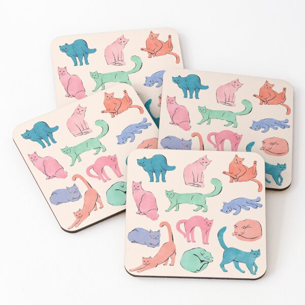 Item preview, Pastel Cats designed and sold by SunLee Art.