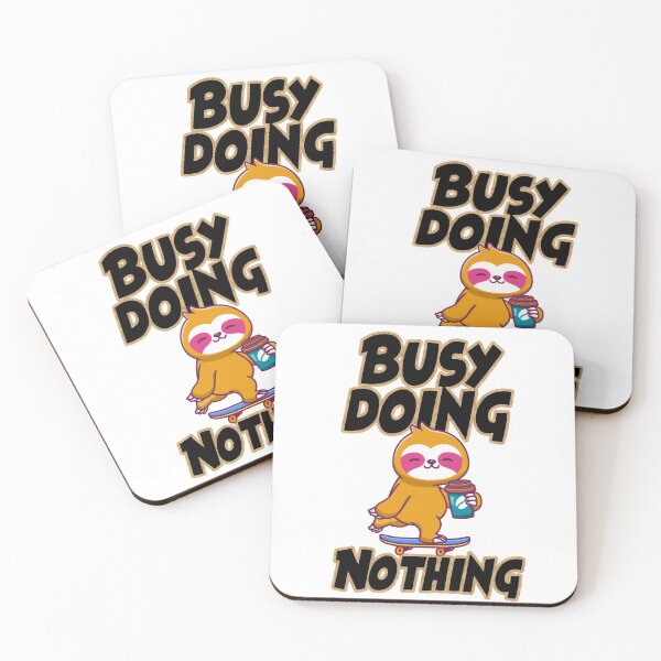 Item preview, Funny sloth saying busy doing nothing designed and sold by The Full Cart.