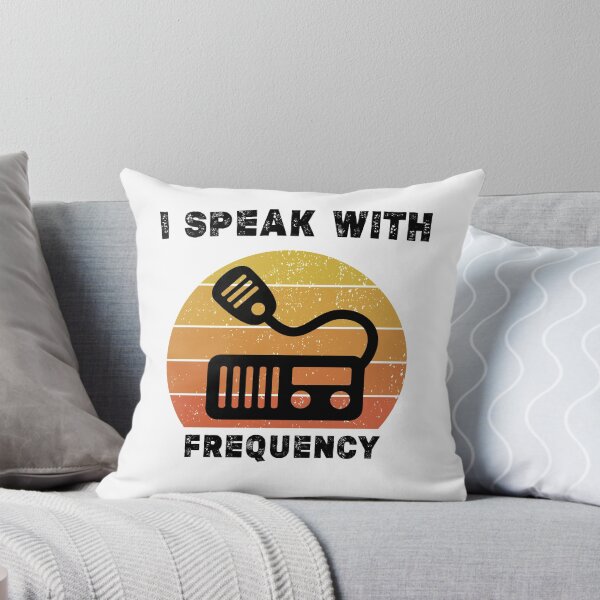 Item preview, I SPEAK WITH FREQUENCY,Funny Ham Radio Quote Amateur Operator Enthusiasts,gift for Amateur radio designed and sold by Essakhi12.