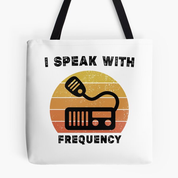 Item preview, I SPEAK WITH FREQUENCY,Funny Ham Radio Quote Amateur Operator Enthusiasts,gift for Amateur radio designed and sold by Essakhi12.