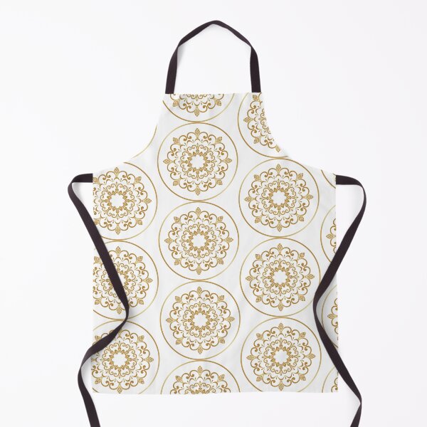 Item preview, Gold floral, Ornament, Brown circle designed and sold by Bashar-Design.