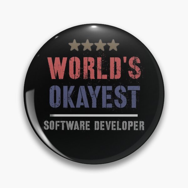 Item preview, WORLDS OKAYEST SOFTWARE DEVELOPER designed and sold by 30-Merch.