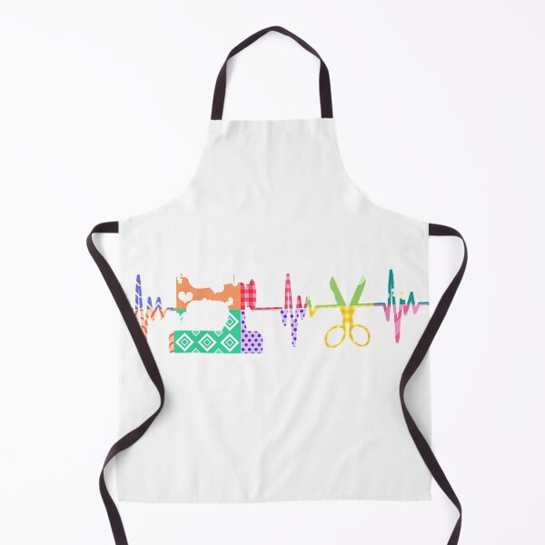 Item preview, Womens Quilter Sewing Heartbeat For Quilting Lover MM V-Neck T-Shirt designed and sold by Brianconner.