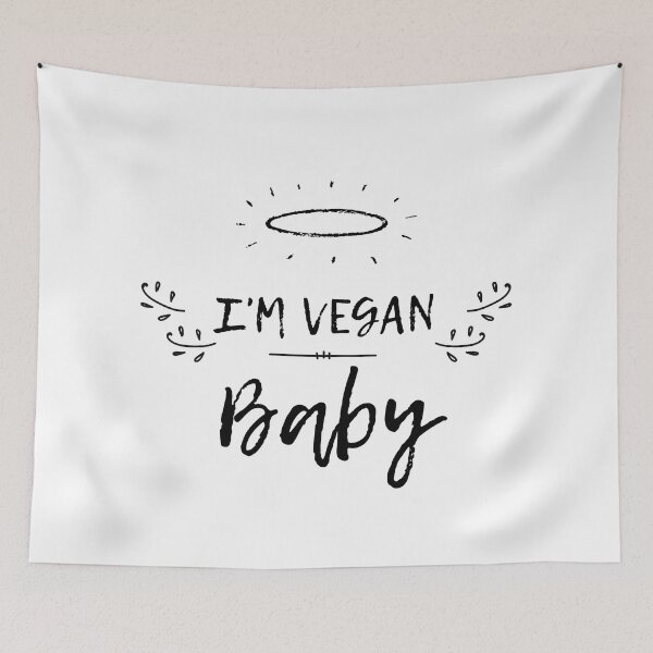 Item preview, Vegan Babe quote - Veganuary designed and sold by Pandoras-Boxx.
