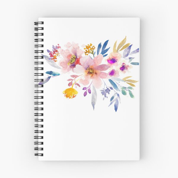 Item preview, Gouache painting flowers creative, multicolored flowers designed and sold by Bashar-Design.