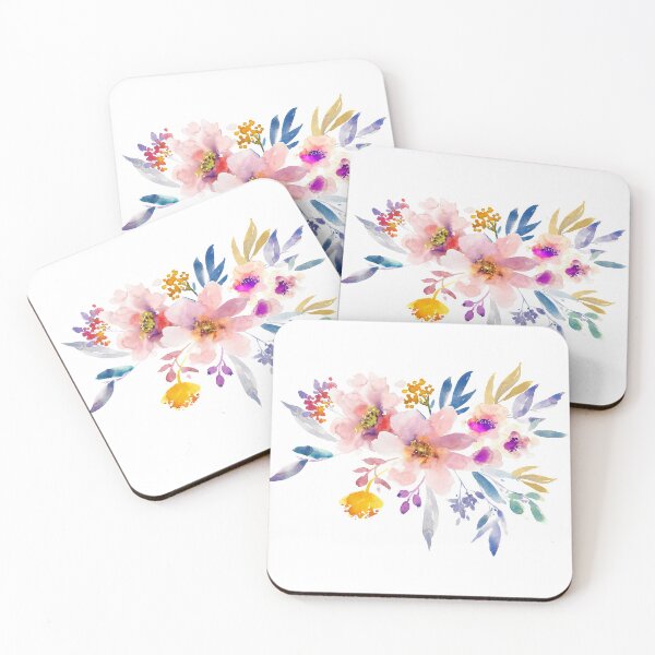 Item preview, Gouache painting flowers creative, multicolored flowers  designed and sold by Bashar-Design.