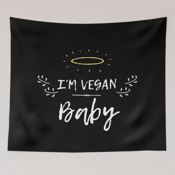 Item preview, Vegan Babe quote - Veganuary designed and sold by Pandoras-Boxx.