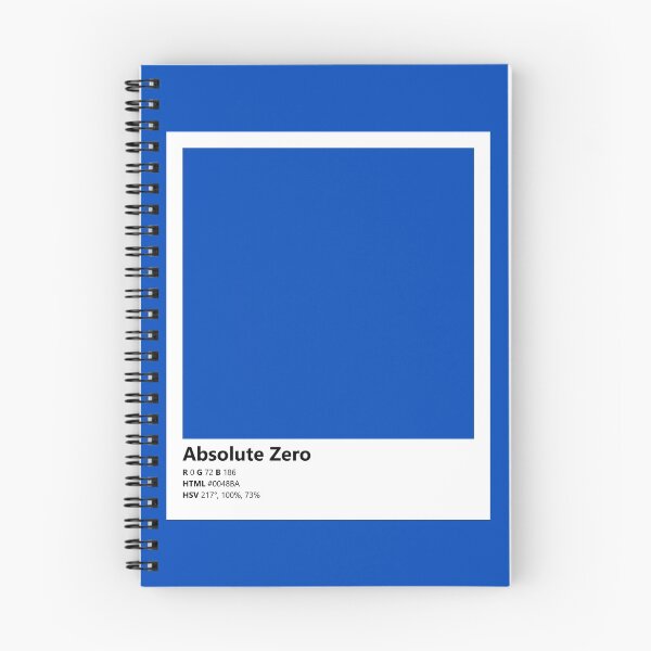 Item preview, Color Swatch/Card (Absolute Zero) designed and sold by Pestorian.