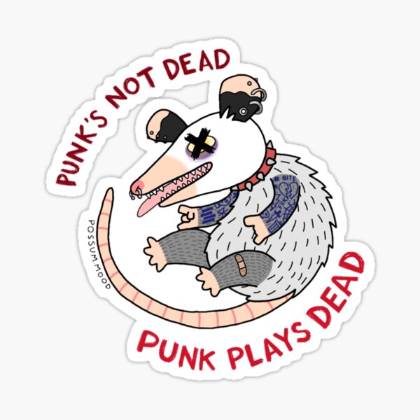 Punk spielt tot Sticker