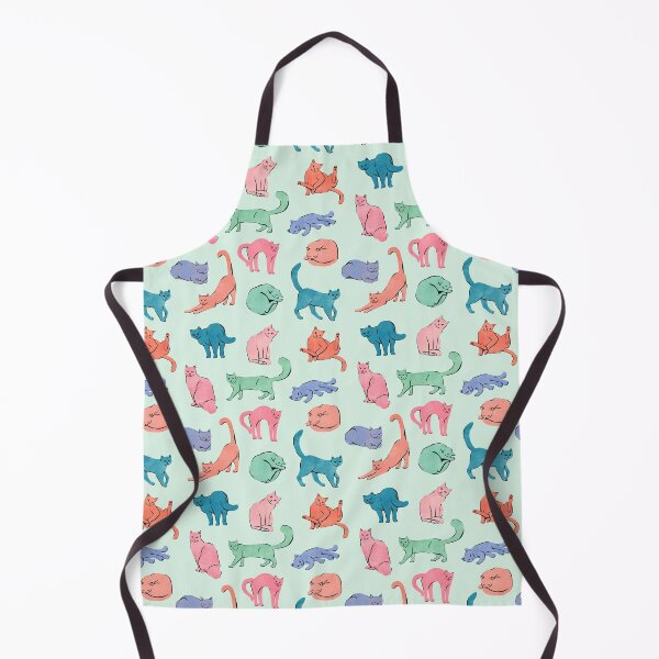 Item preview, Pastel Cats Mint designed and sold by SunLee Art.