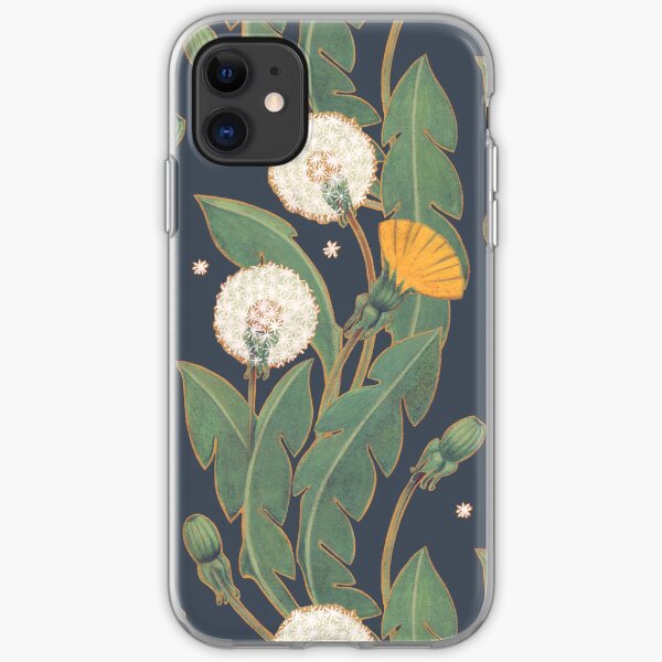dandelion seamless pattern iPhone Soft Case