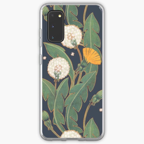 dandelion seamless pattern Samsung Galaxy Soft Case
