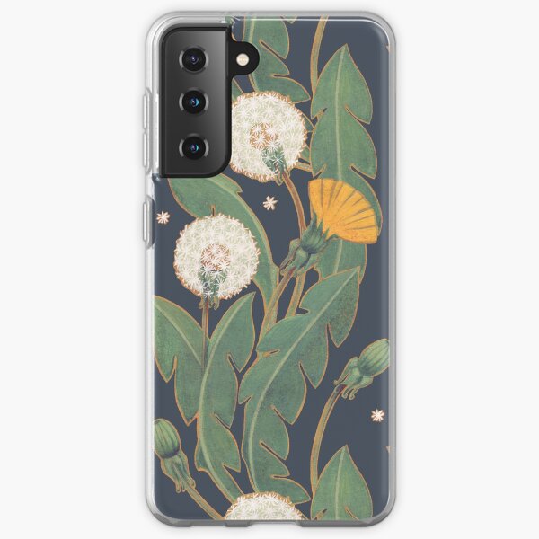 dandelion seamless pattern Samsung Galaxy Soft Case