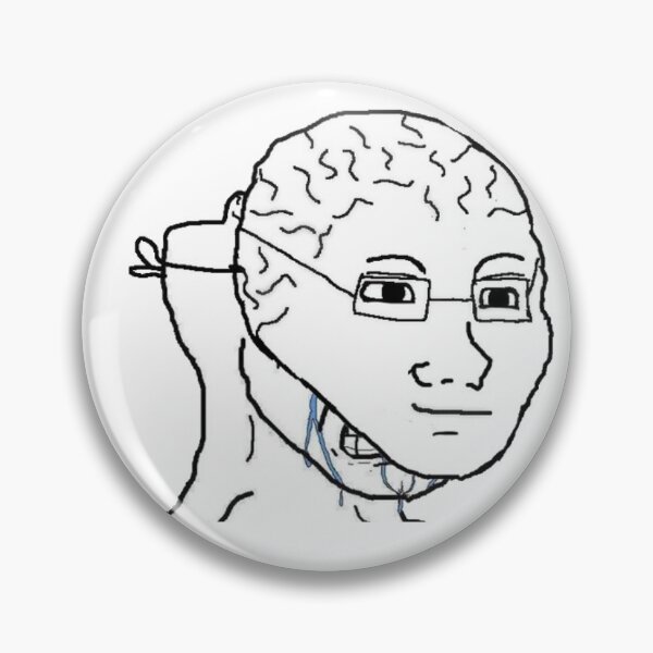 Item preview, Brainlet - Wojak meme designed and sold by BazzaBazzar.