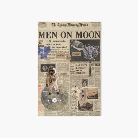 Artikel-Vorschau von Ästhetischer Retro-Jahrgang der Männer auf der Mondzeitung, designt und verkauft von notkiran.