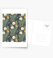 dandelion seamless pattern Postcards
